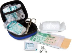 First Aid Kit - Erste Hilfe Set, 12-teilig, deutsche Markenware als Werbeartikel