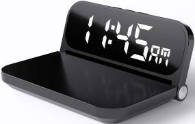 15W Wireless Charger mit Uhr als Werbeartikel