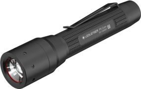 Batteriebetriebene, kompakte LED-Taschenlampe mit Ansteck-Clip als Werbeartikel