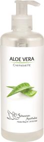 300 ml Pumpspender Cremeseife "Aloe Vera" inkl. 4c-Etikett als Werbeartikel