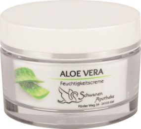 Aloe Vera Feuchtigkeitscreme in 50 ml Wechseltiegel inkl. 4c-Etikett als Werbeartikel