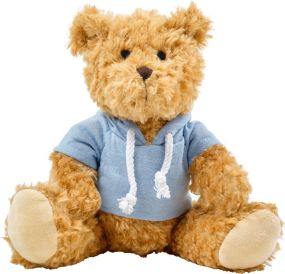 Plüsch-Teddybär Olaf mit aufgestickten Augen als Werbeartikel