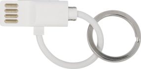 Ladekabel Thor mit USB, USB-C, Lightning Anschluss als Werbeartikel