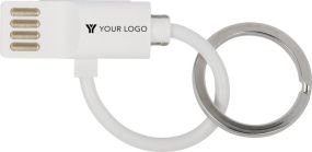 Ladekabel Thor mit USB, USB-C, Lightning Anschluss als Werbeartikel