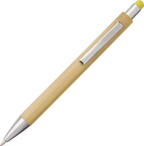 Kugelschreiber aus Bambus und Kunststoff Claire als Werbeartikel