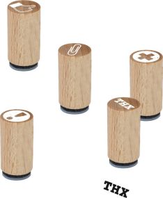 Stempel Woodies Mini als Werbeartikel