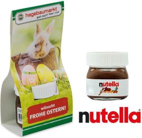 Nutella in Überreichverpackung als Werbeartikel