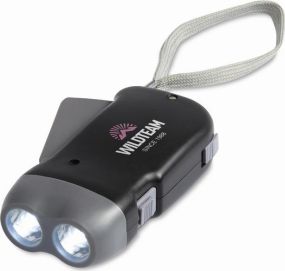 Dynamo LED-Taschenlampe als Werbeartikel