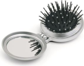 Haarbürste mit Spiegel als Werbeartikel