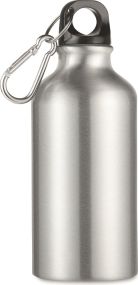 Aluminium Trinkflasche mit Karabiner als Werbeartikel