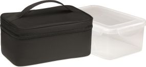 Lunch-/ Kühltasche 600D RPET, inkl. PP Lunchbox als Werbeartikel