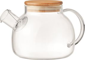 Teekanne Borosilikatglas als Werbeartikel