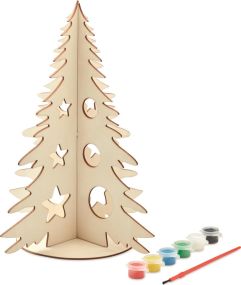 DIY Weihnachtsbaum aus Holz als Werbeartikel