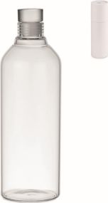 Flasche Borosilikatglas 1 L als Werbeartikel