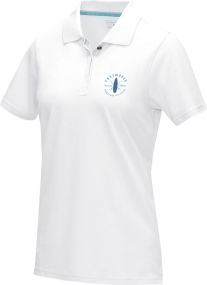Damen Poloshirt Graphite aus GOTS-zertifizierter Bio-Baumwolle als Werbeartikel