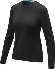Damen Langarm-Shirt Ponoka aus Bio Baumwolle als Werbeartikel