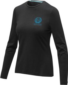 Langarm-Shirt Ponoka für Damen aus Bio Baumwolle als Werbeartikel