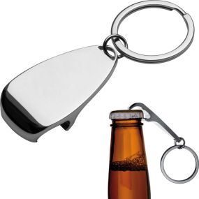 Schlüsselanhänger mit Flaschenöffner als Werbeartikel