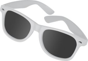 Sonnenbrille aus Kunststoff im "Nerdlook", UV 400 Schutz als Werbeartikel