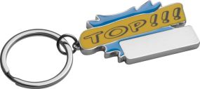 Schlüsselanhänger "Top!!!" als Werbeartikel