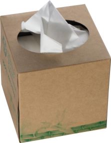 Taschentuchbox aus Bambus, 3-lagig als Werbeartikel