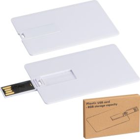 USB-Karte mit 8GB Speichervolumen als Werbeartikel