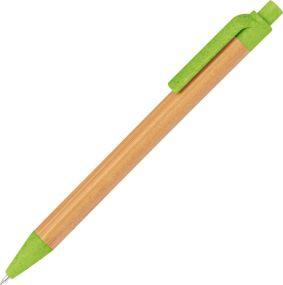 Kugelschreiber aus Weizenstroh und Bambus als Werbeartikel