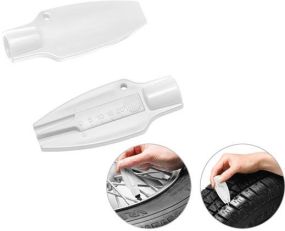Reifenprofiltiefenmesser mit Ventilkappendreher als Werbeartikel