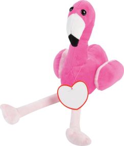 Plüsch-Flamingo Luisa als Werbeartikel