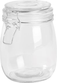 Vorratsglas CLICKY mit Bügelverschluss, 750 ml als Werbeartikel