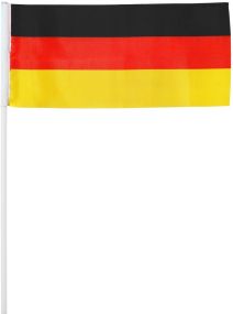 Deko-Fahnen Set Stick Deutschland, 11er Set als Werbeartikel