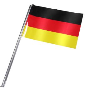 Fahne, selbstaufblasend Deutschland groß als Werbeartikel