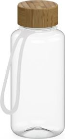 Trinkflasche Natural klar-transparent inkl. Strap 0,7 l als Werbeartikel