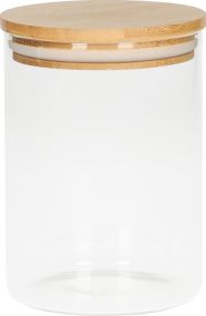 Glasbehälter Bamboo, 0,65 l als Werbeartikel