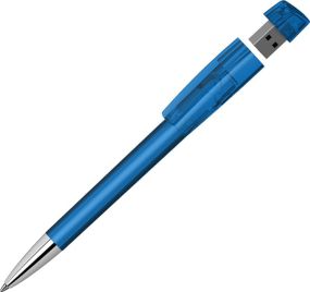 Klio Kugelschreiber mit USB-Stick Turnus transparent Mn USB 3.0 als Werbeartikel