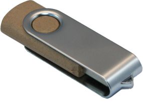 USB Stick Swing mit Metallbügel, biologisch abbaubar, USB 3.0 als Werbeartikel