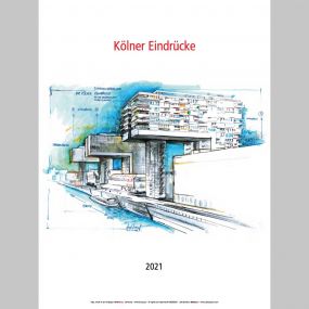 Kalender "Köln 2021" als Werbeartikel
