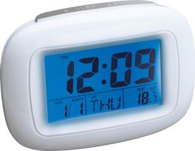 Wecker mit Thermometer Reflects Dili als Werbeartikel
