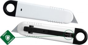 Cuttermesser mit Rückholfeder (groß) als Werbeartikel