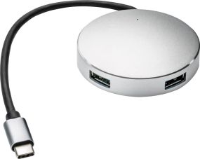 USB-Hub mit 4 Anschlüssen Reflects-MONTMAGNY als Werbeartikel