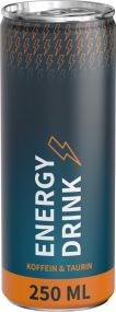 Energy Drink in der Dose, Fullbody (pfandfrei, Export) als Werbeartikel
