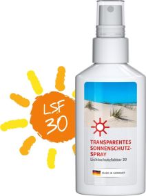Sonnenschutzspray, (LSF 30) 50 ml, Body Label (R-PET) als Werbeartikel
