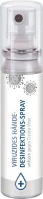 Hände-Desinfektionsspray, 20 ml, Body Label als Werbeartikel