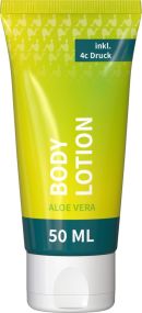 Aloe Vera Body Lotion, 50 ml Tube als Werbeartikel