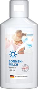 Sonnenmilch LSF 50 (sens.), 50 ml, Body Label (R-PET) als Werbeartikel