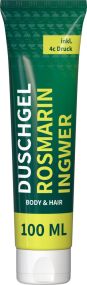 Duschgel Rosmarin-Ingwer, 100 ml Tube als Werbeartikel