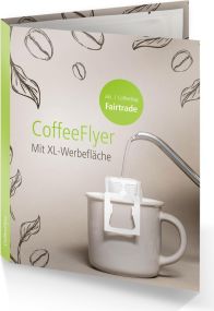 CoffeeFlyer - Fairtrade als Werbeartikel