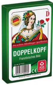 Kartenspiel Doppelkopf französisches Bild, in Faltschachtel  - inkl. Druck als Werbeartikel