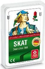 Kartenspiel Skat dt. oder französisches Bild, im Kunststoffetui - inkl. Druck