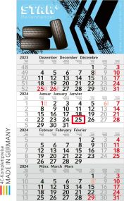 4-Monatswandkalender Budget 4 als Werbeartikel